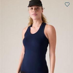 Athleta Momentum Seamless Tank Navy